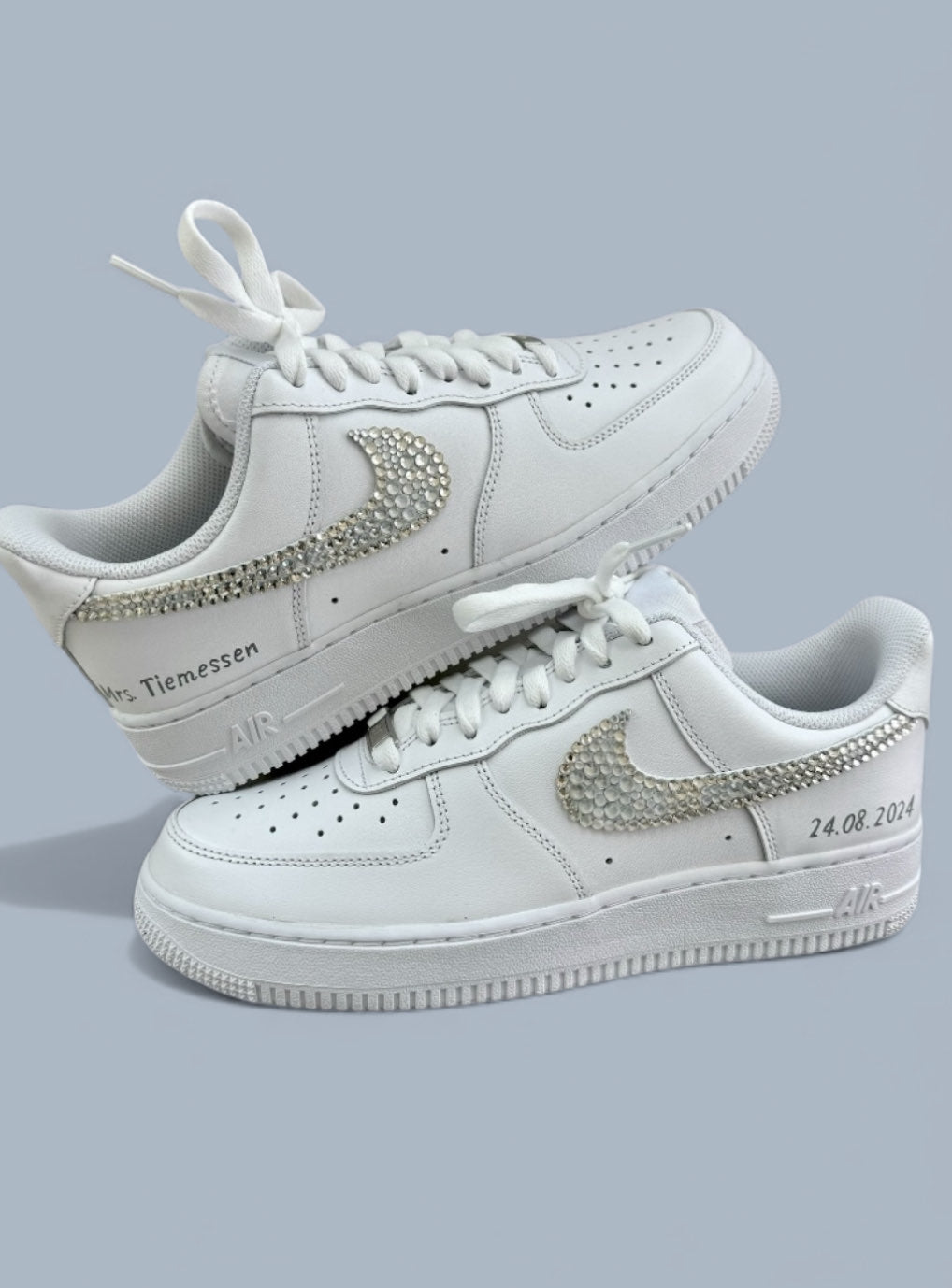 Custom AIR FORCE 1 - Diamond Wedding