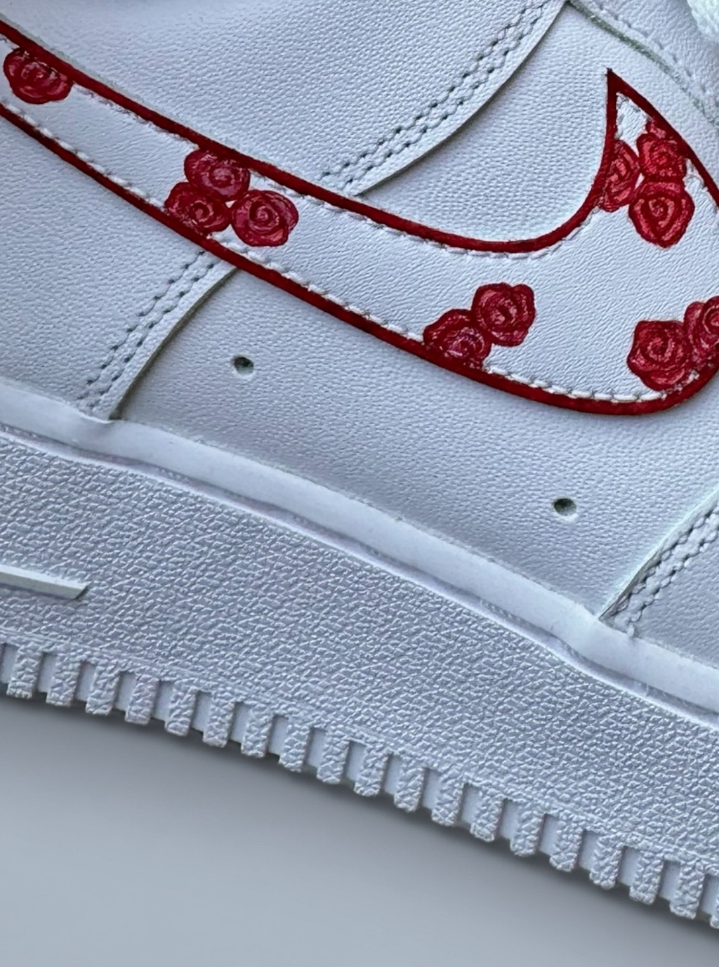 Custom AIR FORCE 1 - Rose Flowers