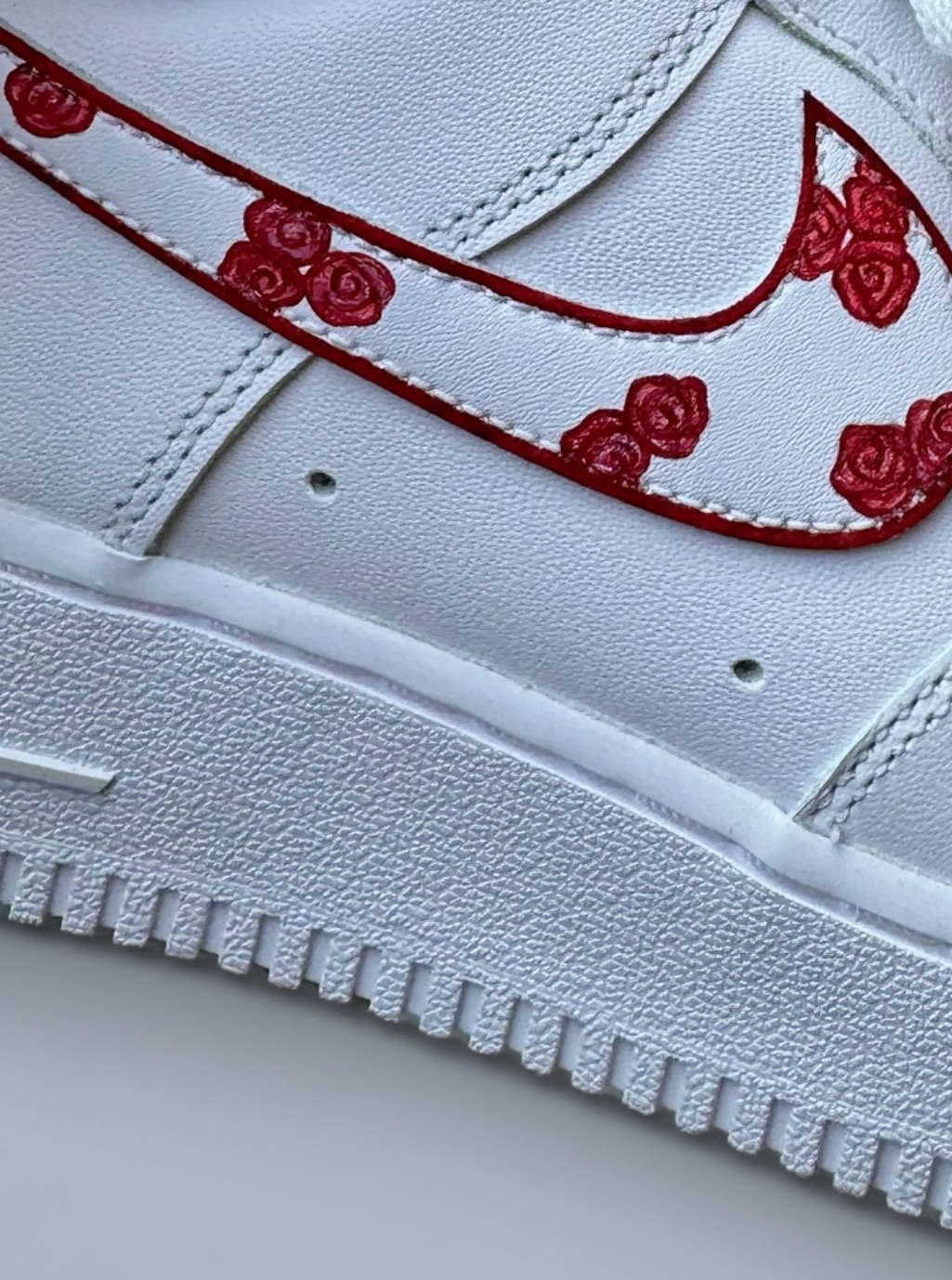 Custom AIR FORCE 1 - Rose Flowers